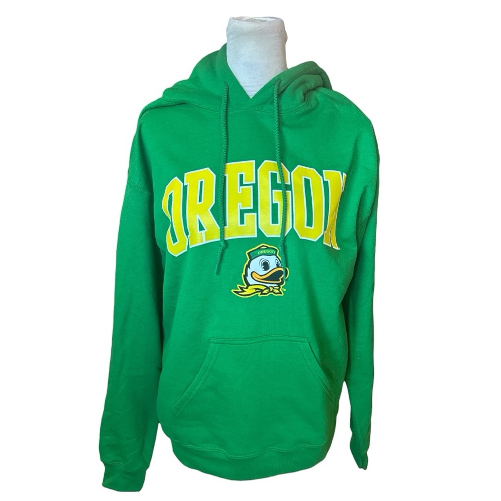 Captivating Oregon Ducks Arched Logo Pullover Hoodie Sz Small - NWOT